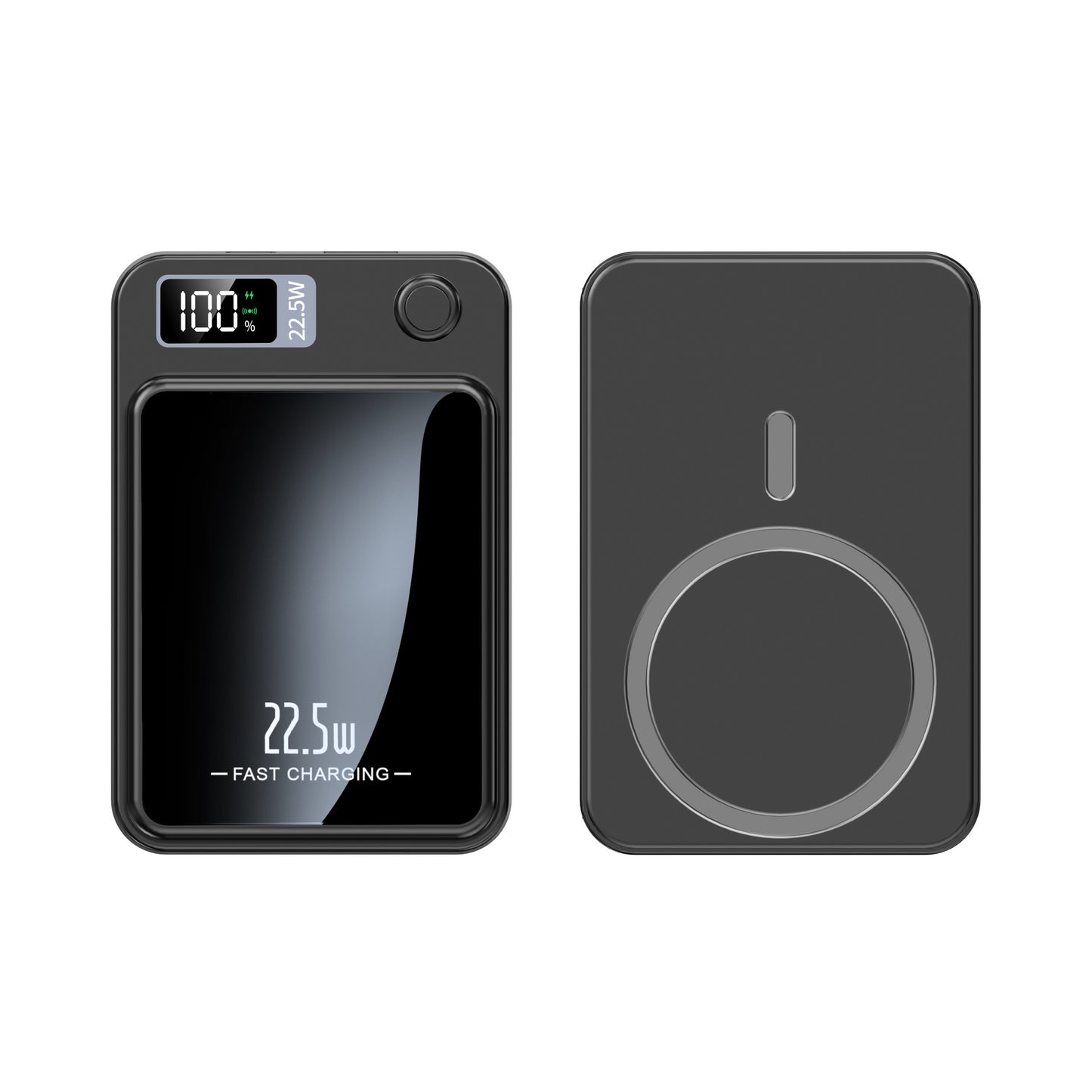 Magnetic Power Bank Black